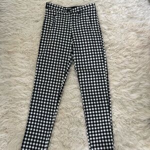 Adkia Checker print pants